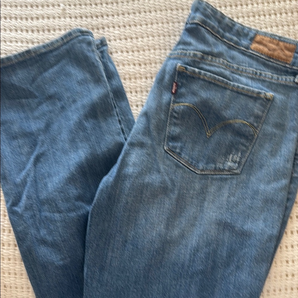 Levi's Blue Straight Leg Jeans Classic Denim